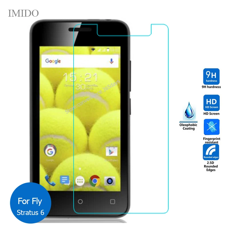 

For Fly Stratus 6 Fs407 Tempered Glass Screen Protector 2.5 9H Safety Protective Film on Stratus6 Fs 407
