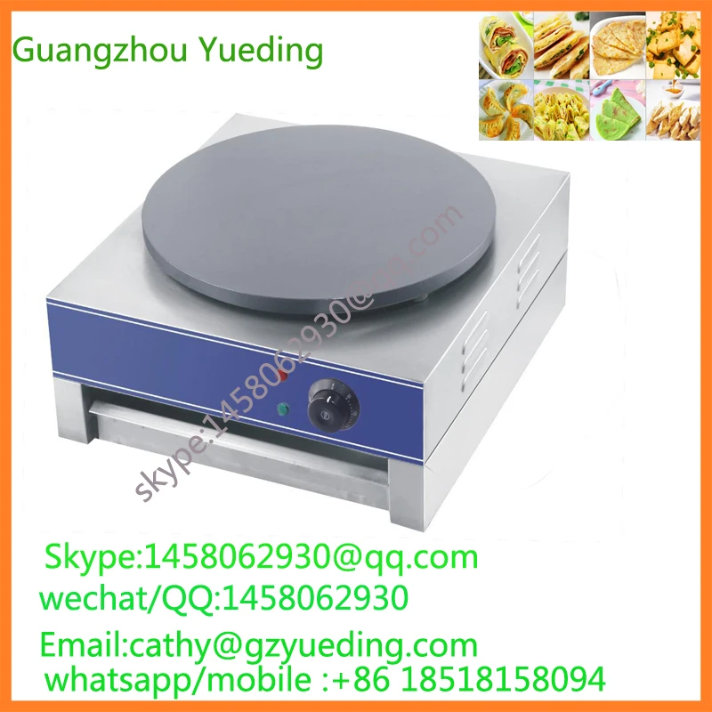 

One Head Electric Crepe Maker Rotating Evenly Heating Crepe Maker Non-Stick