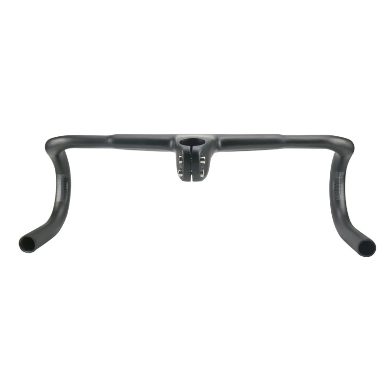 RXL SL Cycling Black Carbon Handlebar UD Matte Road Integrated Handlebars With Stem 400420440mm Bicycles Handlebar (4)