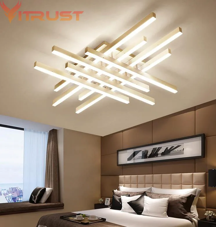 

VITRUST Modern Chandelier Lighting Lamps Nordic Ceiling Fixture LED Home Lighting Living room Bed Dining Study Dimmable Large