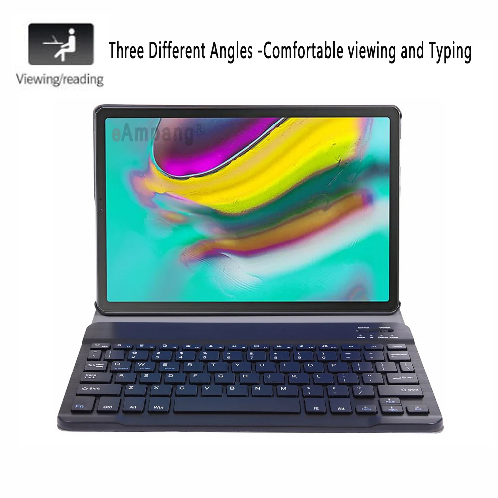 Отсоединяемый чехол с клавиатурой для samsung Galaxy Tab A 10,1 SM-T510 SM-T515 T510 T515 Планшет тонкий кожаный чехол Bluetooth клавиатура