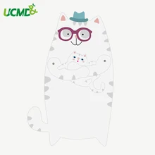 Милая мультяшная магнитная доска для записей на холодильник, доска для записей, наклейка на металлическую поверхность, канцелярские принадлежности для офиса и школы