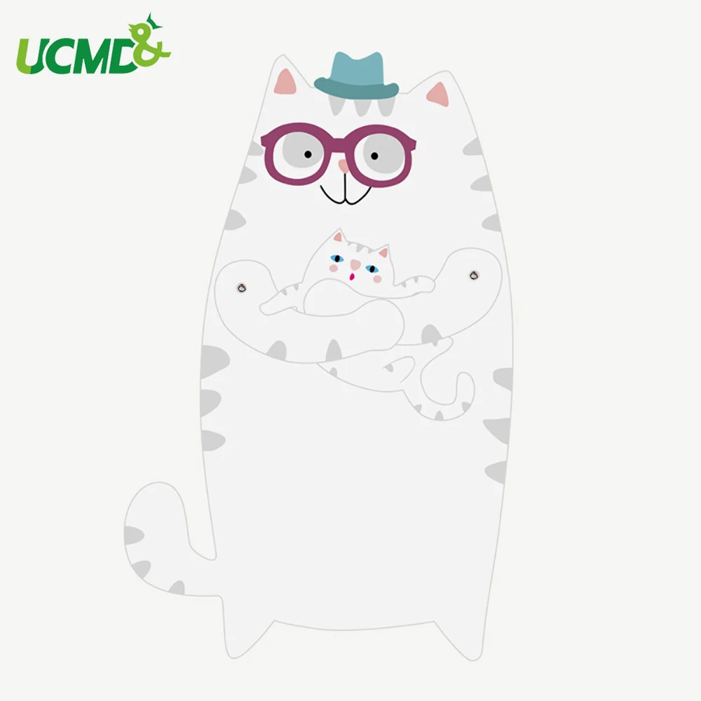 

Cute Cartoon Magnetic Fridge Message Board Whiteboard Writing Board for Metal Surface Sticker Office School Stationery