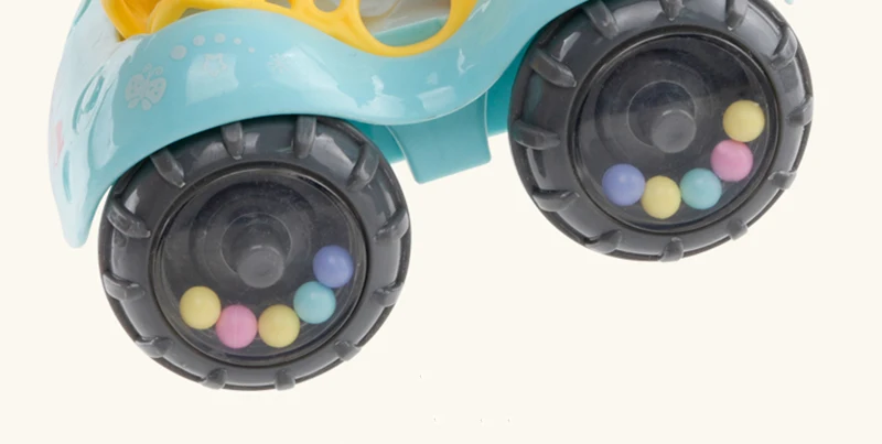0-12 месяцев Детские погремушки автомобиля игрушки Музыкальные звуки колокольчик ручной Jingle Shaking Bell Прорезыватель для зубов игрушки подарок