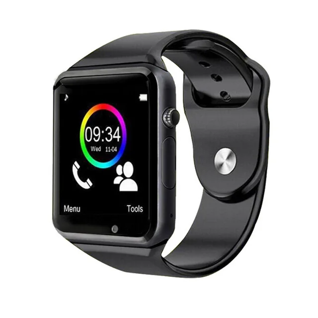 Rinsec A1 Smart Watch Clock Sync Notifier Support SIM TF Card Connectivity Apple iphone Android font