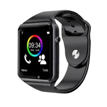 Rinsec A1 Смарт часы синхронизации Notifier Поддержка sim-карта TF Подключение Apple iphone телефона Android Smartwatch