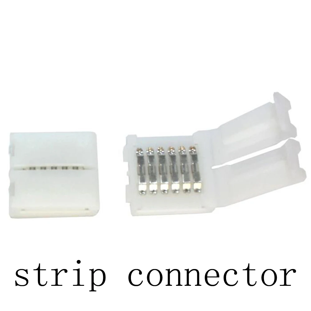 5 шт. RGB CCT коннектор RGBW 6pin 5pin 4pin без припоя PCB к соединительный кабель адаптер для SMD
