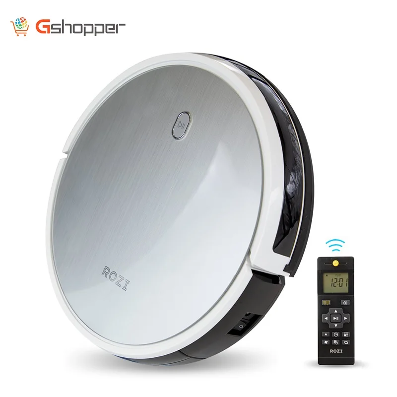  2019 ROZI Strong Sweep Suction Smart Robot Vacuum Cleaner with Self-Charge 1000PA Suction Power Rem - 33008995150