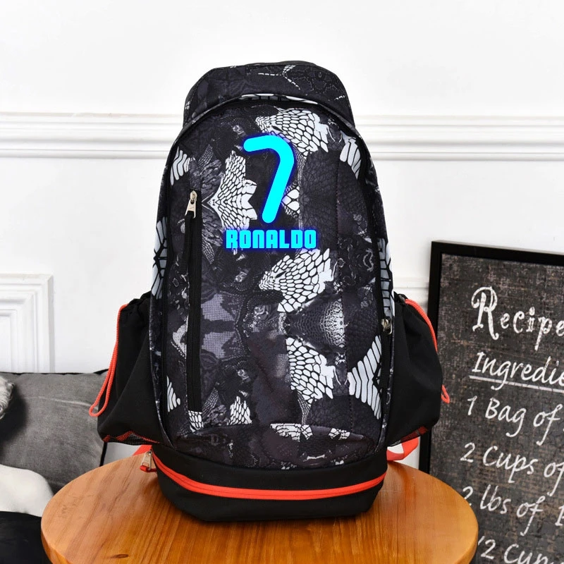 

Ronaldo Messi Neymar Luminous Canvas Backpack Men Women Large Capacity Travel Bag Ball Game Star Backpack Boy Girl School Bag