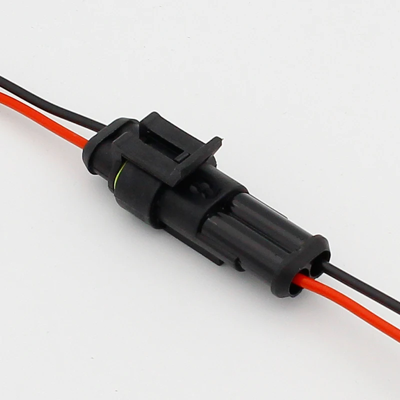 2 Pin способ герметичный Водонепроницаемый электрический провод разъем авто разъемы с кабелем