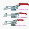 1pcs GH-40341 Large Galvanized Hand Tool Toggle Latch, Catch Hasps Trailer Outdoor Marine Grade Adjustable Hasp Fastener ► Photo 2/5