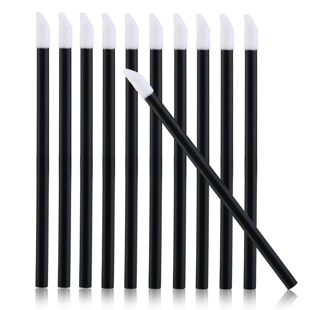500pcs Pack Disposable Makeup Brush Lip Brush Lipstick Gloss Mascara Wands Cleaning Eyelash Cosmetic Brush Applicators 3