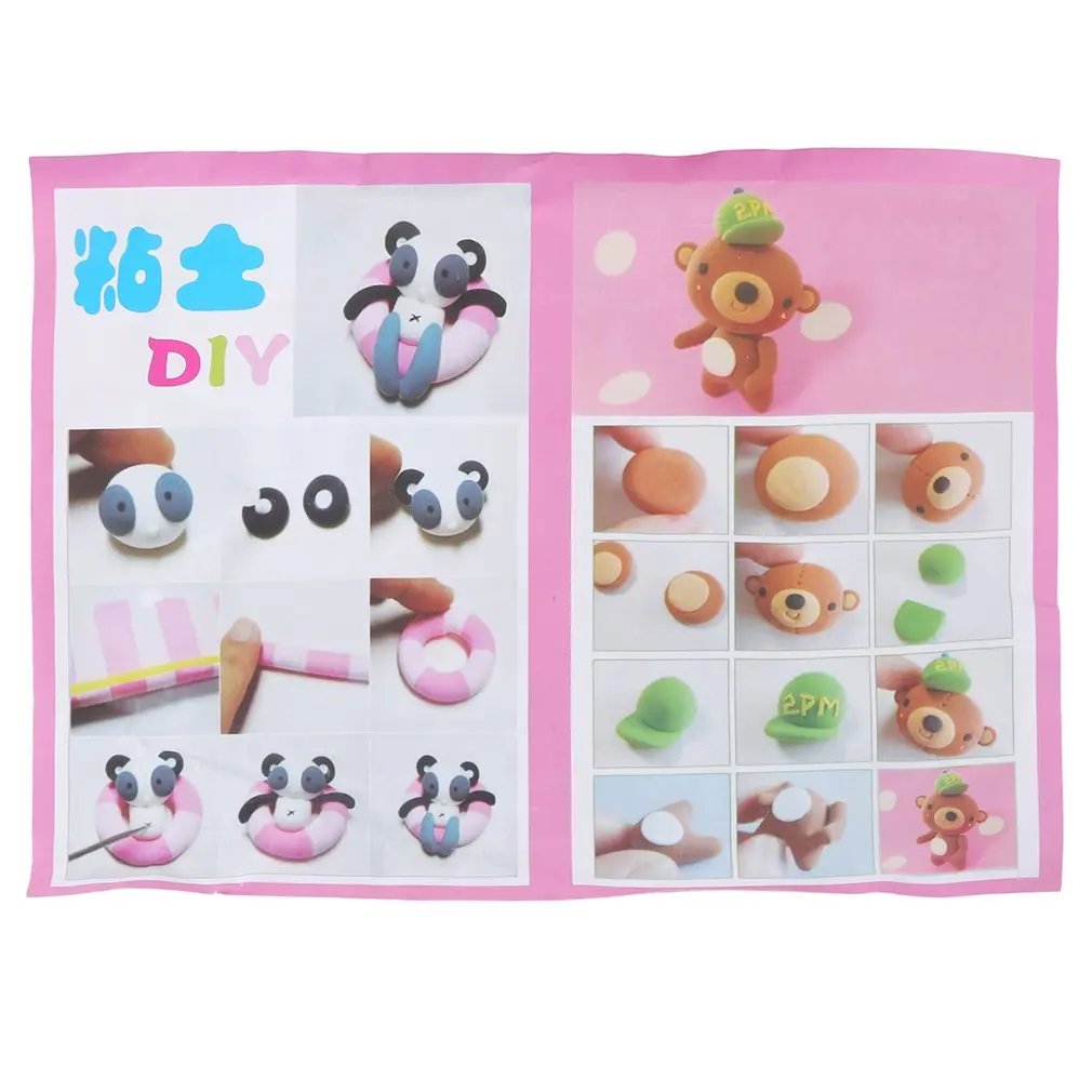 24 шт/лот DIY мягкая полимерная глина для моделирования слизь Нетоксичная мягкий фимо Полимерная глина Пластилин обучающая игрушка для детей