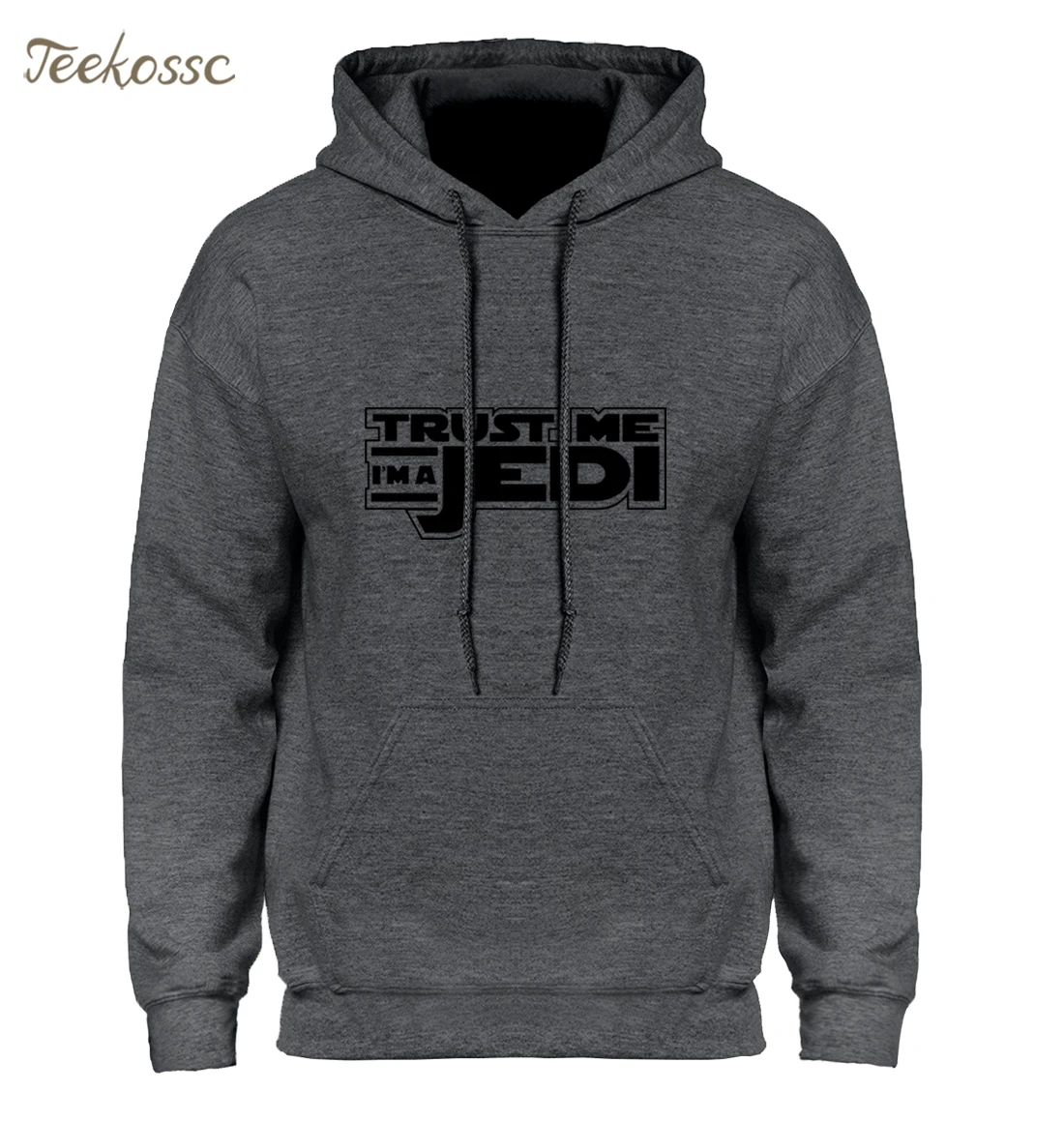 

STAR WARS Trust Me I'm a Jedi Knight Hoodies Sweatshirts Men 2018 Spring Autumn Hooded Fashion Design Print College Funny Hoodie
