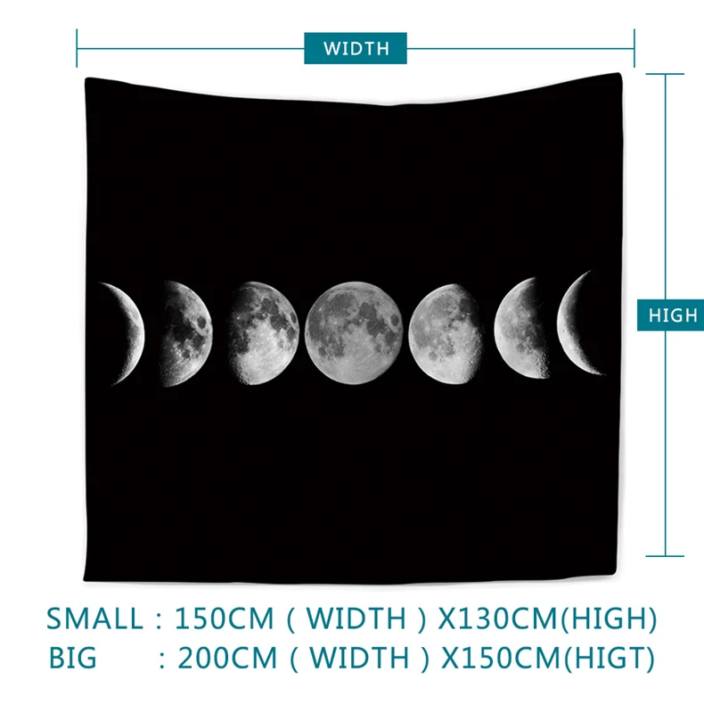 New Design Phase Of The Moon Pattern Wall Tapestry Beach Towel Livingroom Decor Soft Hanging Topestry Home Art Tapestry Carpet New Design Phase Of The Moon Pattern Wall Tapestry Beach Towel Livingroom Decor Soft Hanging Topestry Home Art Tapestry Carpet