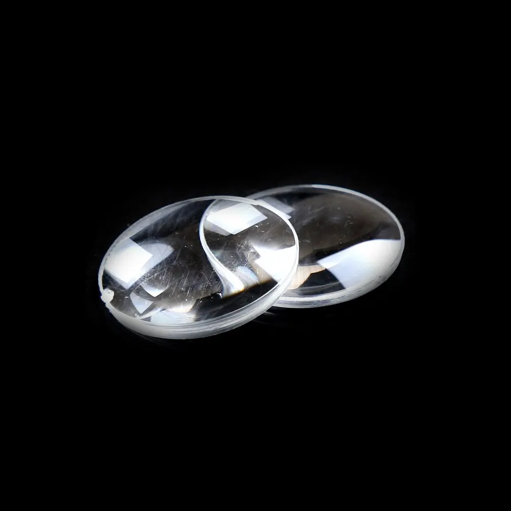 

2pcs/lot BiConvex Lens for Google Cardboard DIY 3D VR Glasses High Quality Biconvex Lenses 25mm x 45mm