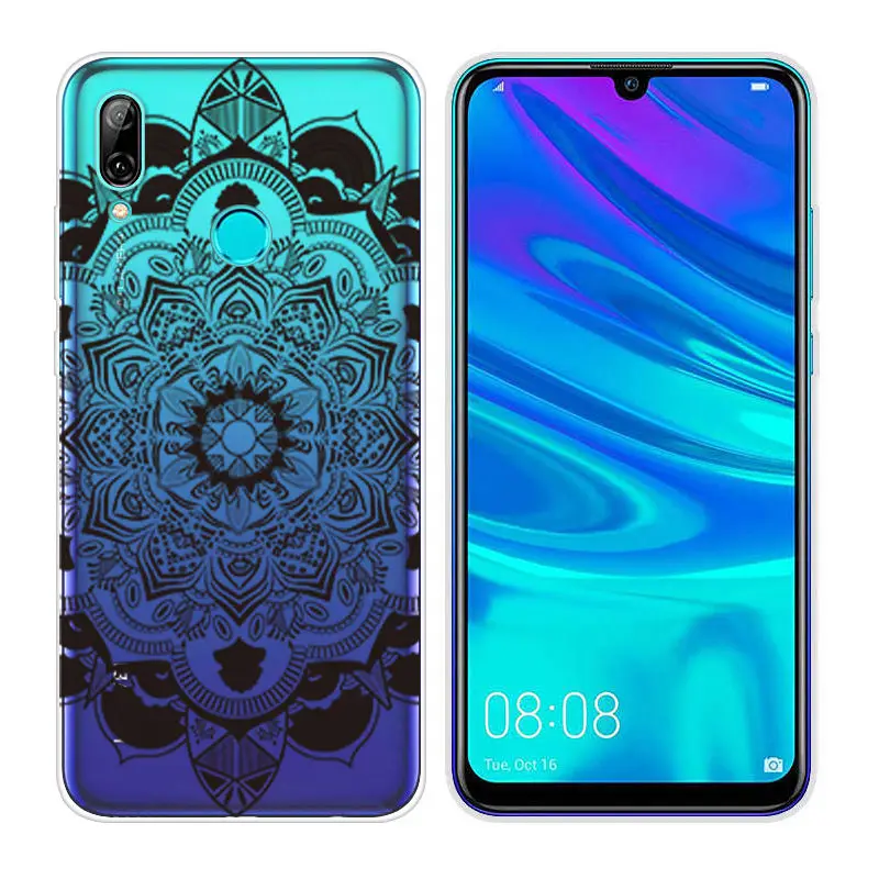 Силиконовые чехлы Arvin для huawei P Smart, мягкий прозрачный ТПУ чехол для телефона P Smart, 6,21 дюймов, чехол с рисунком, сумка - Цвет: 01