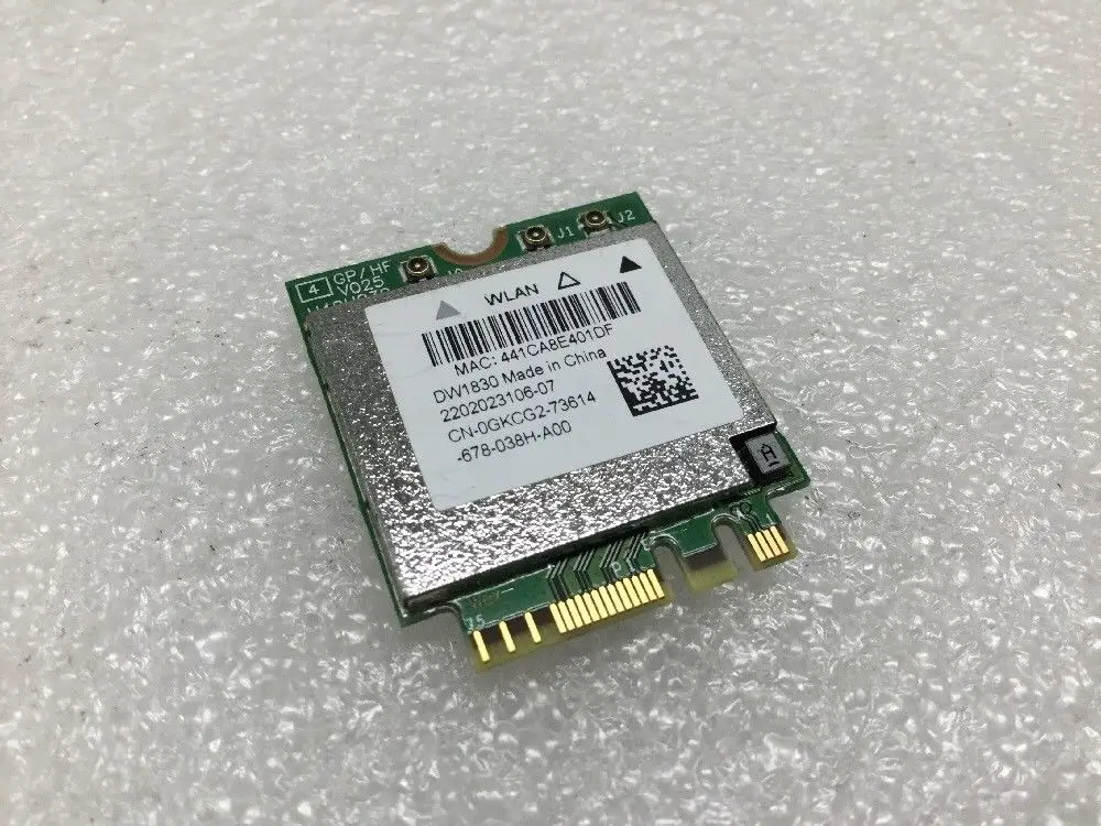 

DW1830 BCM943602BAED GKCG2 NGFF 1300Mbps BT4.1 WiFi Network Card better than BCM94352Z support mac os Hackintosh