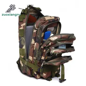 

Zuoxiangru Male Backpack Military Camouflage Backpack Multifunctionl Army Bag Waterproof Nylon Travel Bags