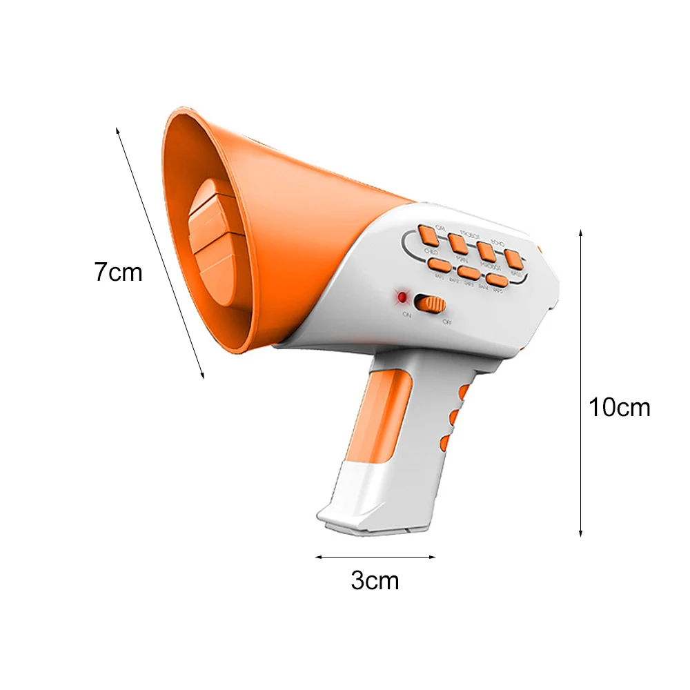 

10 x 3 x 7cm Funny Mini Horn Voice Change Gifts 7 Voices 5 Music Voice Changer Education Toys