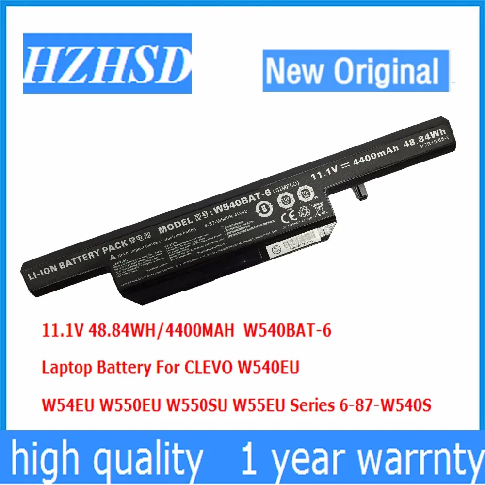 11 1v 48 84wh 4400mah new Original W540BAT 6 font b Battery b font for Clevo