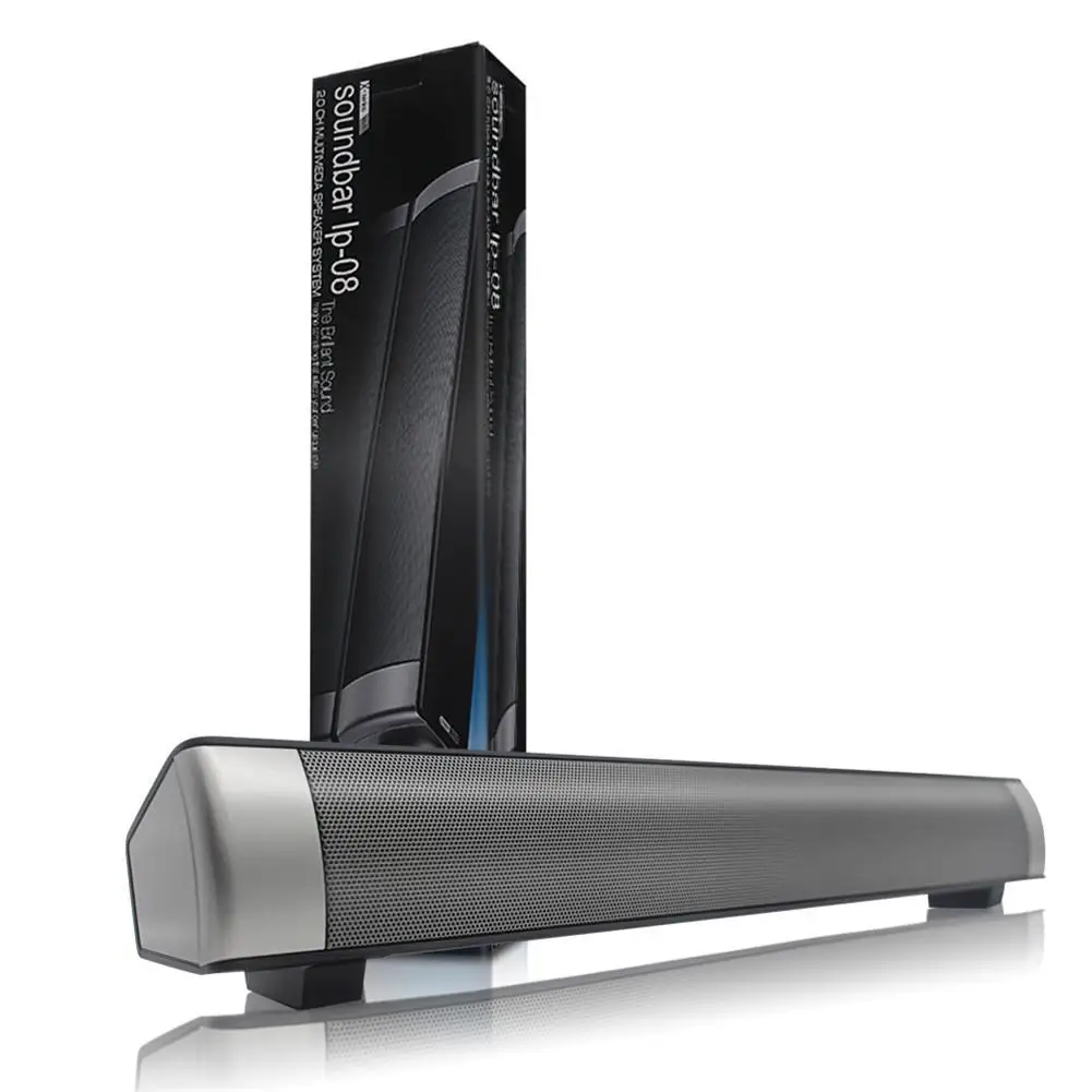 Enhanced TV Remote Control Soundbar BT Speaker LP-08 Card Plugging Bluetooth MP3 Player Bass Subwoofer | Электроника