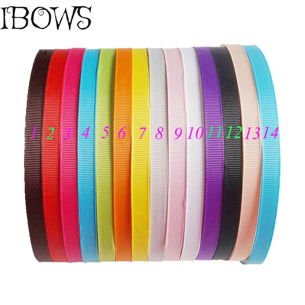 

5Pcs/lot High Quality Hairband With Solid Grosgrain Ribbon For Girls Handmade DIY Headband Kids Hair Hoop Hair Accessories