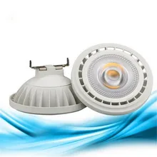 Высокая Мощность 15 W COB затемнения AR111 лампа G53 GU10 светодиодный Лампа 15 W COB светодиодный потолочный светильник QR111 светодиодный пятно света AC85-265V/DC12V