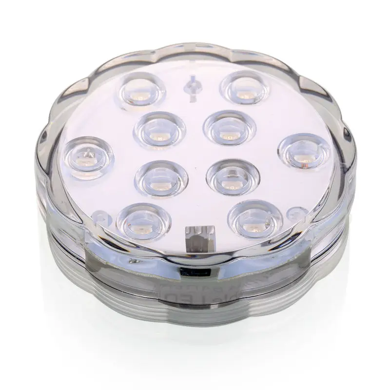 Girnaldas de luces para exterior 1 unid 10 LED multicolor impermeable Vase Bases luz sumergible bombilla brillante con remoto Girnaldas de luces para exterior 1 unid 10 LED multicolor impermeable Vase Bases luz sumergible bombilla brillante con remoto