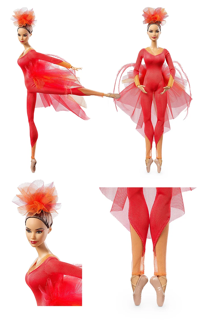 Оригинальная Ограниченная Коллекция, розовая этикетка, кукла Барби, известная балетная танцовщица, Мисти Коупленд, модель куклы для девочек, игрушки на день рождения, подарок DGW41