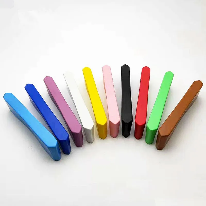 

FAST SHIPPING Hole to hole 76/96/128mm Rainbow Colored Zinc Alloy Cabinet Knobs for Kids/ Children Colorful Cupboard Knobs