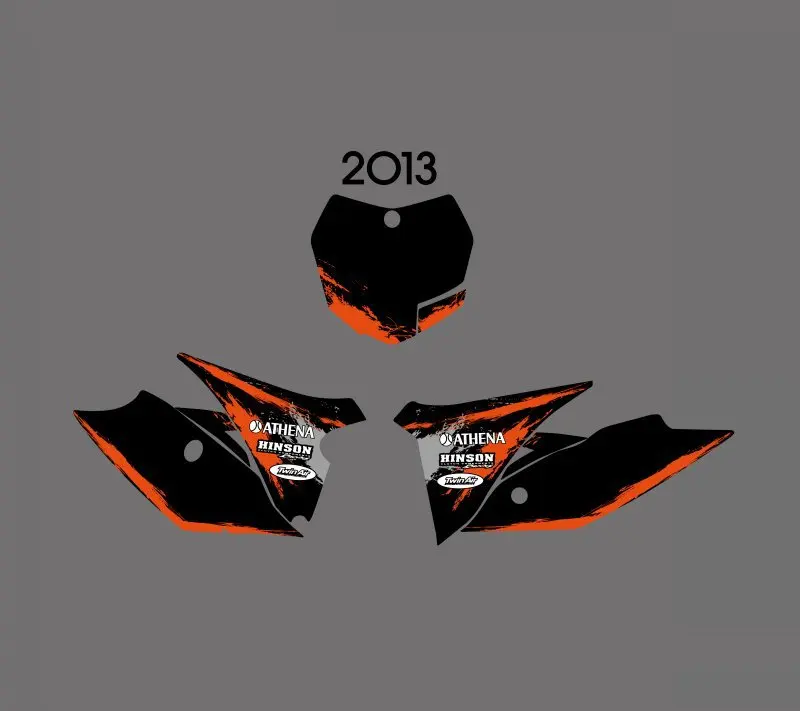 Мотоцикл Графика наклейки Стикеры s для KTM SX EXC 125 200 250 300 350 450 500 2012 2013 XC 2011 Мотокросс Графический наклейка Стикеры