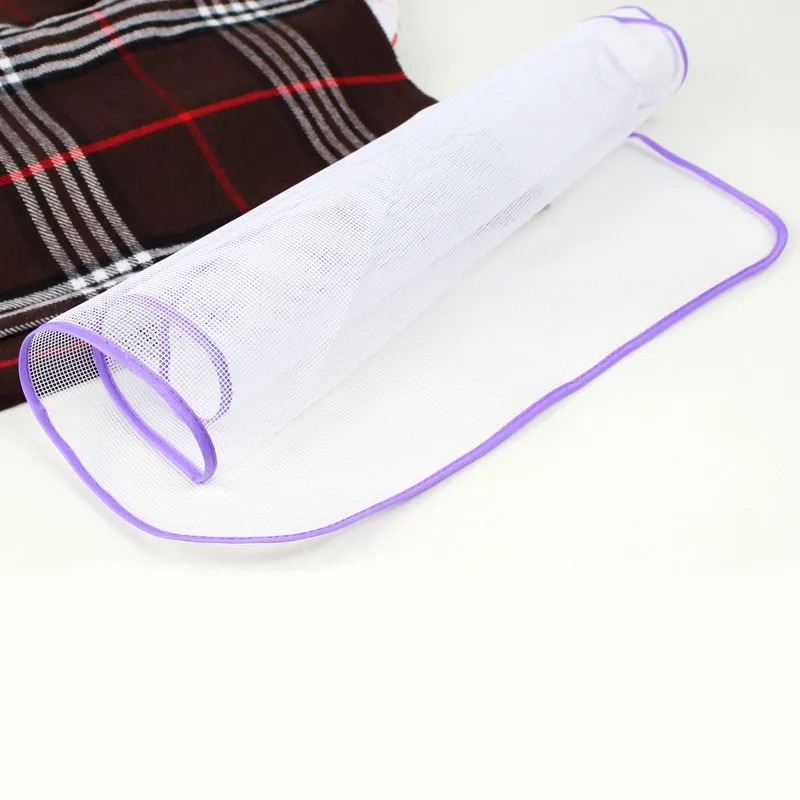 1 шт. Randdom цвет трендовая термостойкая Защитная ткань изоляция гладильная ткань коврик доска принадлежности для глажки - Цвет: Purple