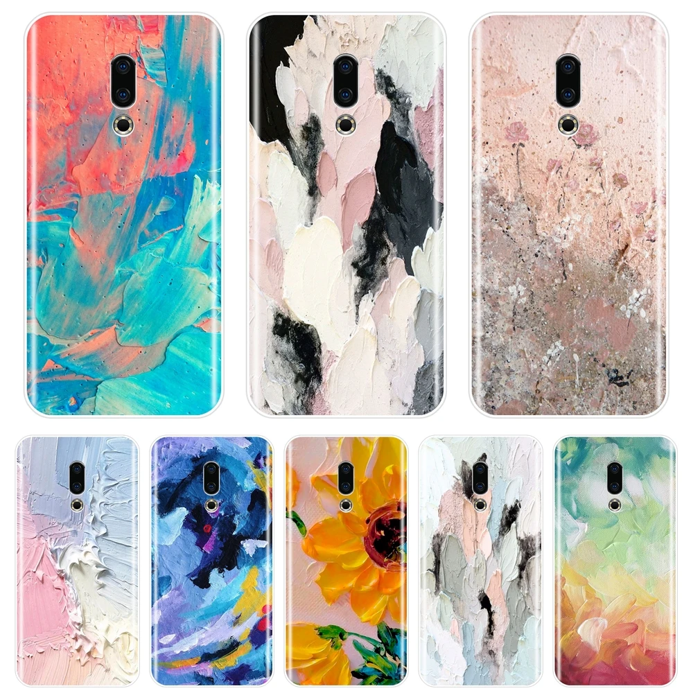 

Back Cover For Meizu U10 U20 Pro 6 7 Plus Art Abstract Graffiti Silicone Soft Phone Case For Meizu 15 Lite 16 Plus 16th 16x Case