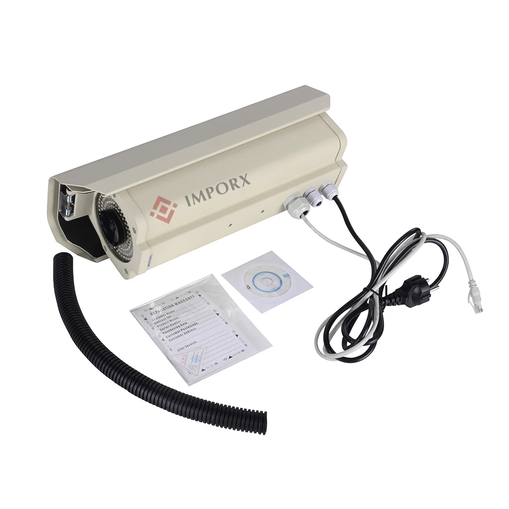 IMPORX HD 2.0MP LPR ip-камера наружная Водонепроницаемая 1080P IR светодиодный номерной знак для автомобиля распознавание 5 мм-50 мм ANPR ip-камера