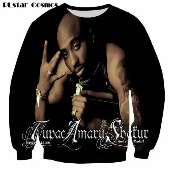 Plstar Космос Мода г. 3D толстовки легенда, Тупак 2pac печатных Для мужчин/Для женщин Толстовка Harajuku повседневные толстовки r3780