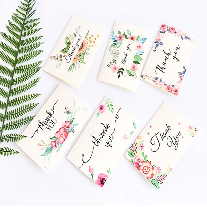  1pack/lot Notely Flower Fold Paper Postcard With Envelope Set Greeting Cards Business Invitation Me - 32967260890