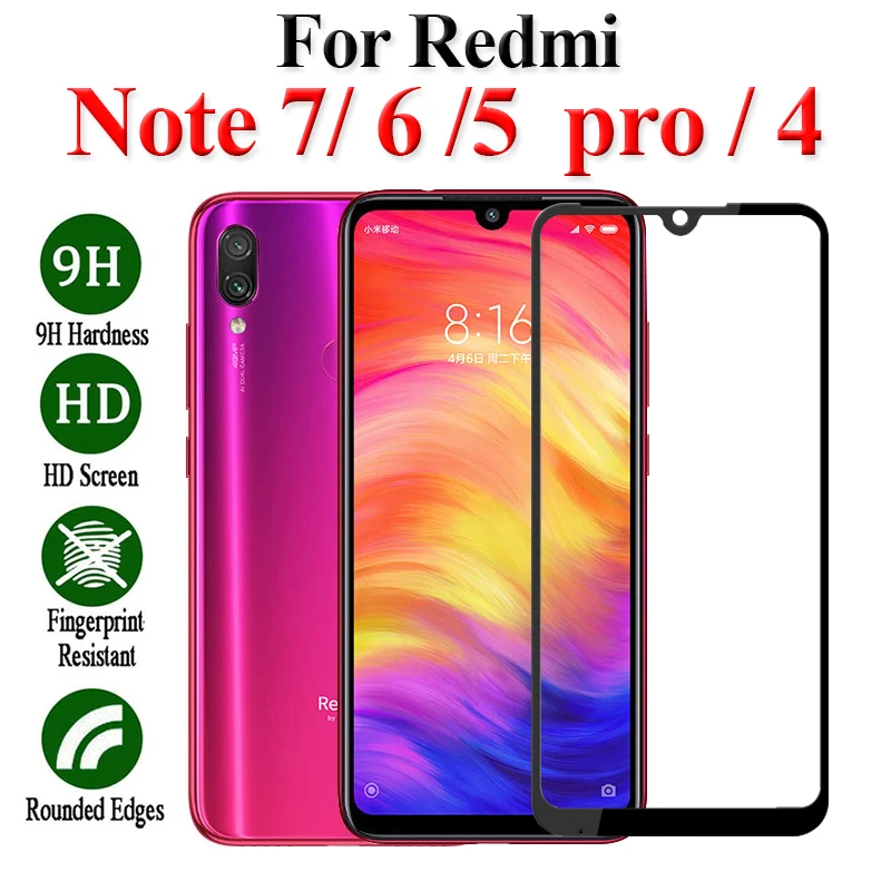 Защитное стекло для Xiaomi redmi note 7 ksiomi 6 5 pro 4 3 note7 glas xiomi note5 note4 note6pro 6pro|Защитные стёкла