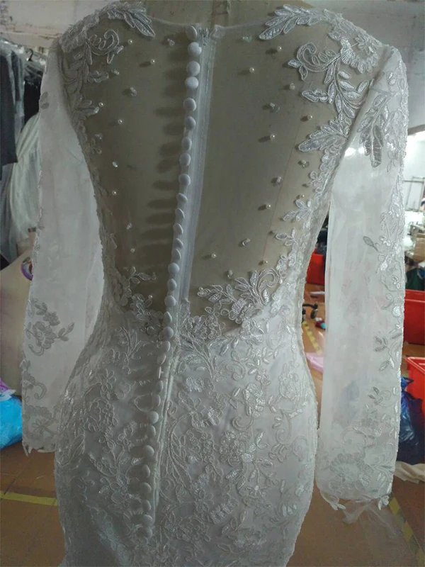 Wuzhiyi свадебное платье с рукавом-крылышком Свадебные платья Robe De Mariage аппликация длинное свадебное платье русалки vestido de noiva невесты