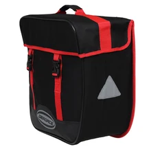 DEROACE Bike Bicycle Cycling Bag Rear Carrier Bag Dual Saddle Bags Pack Trunk Pannier Rain Cover Mountain Bike Bag 2 colors