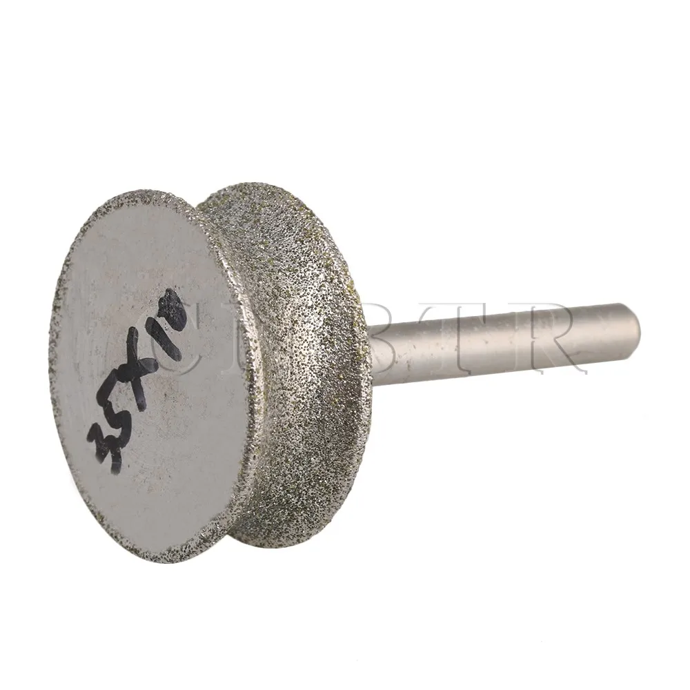 CNBTR 80 Grit Diamond Mounted Points 35mm Concave Cylinder Grinding