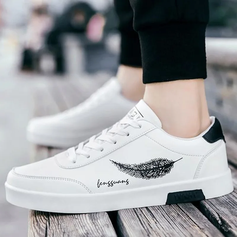 

Vulcanized sneakers men white shoes 2019 fashion casual sneakers for men sport shoes student shoes white sneakers male shoes