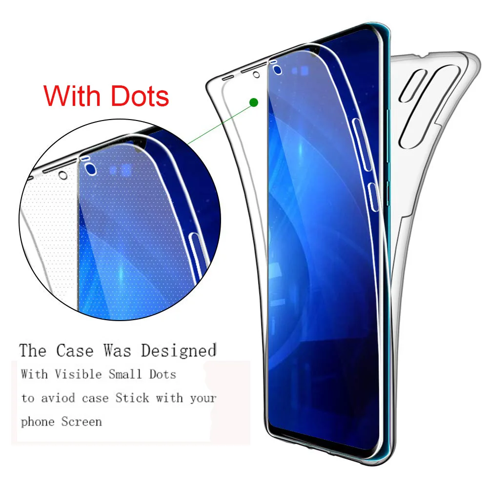 360 Degree Full Body Clear Soft Case Cover on sfor Huawei P30 Pro P30 Lite Y6 Y9 2019 Full Protection Silicon Phone Capa Coque (1)