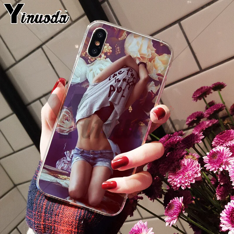 Yinuoda сексуальная горячая девушка sunnmer пляж бикини большая задница Роскошный Гибридный чехол для телефона для Apple iPhone 8 7 6 6S Plus X XS max 5 5S SE XR