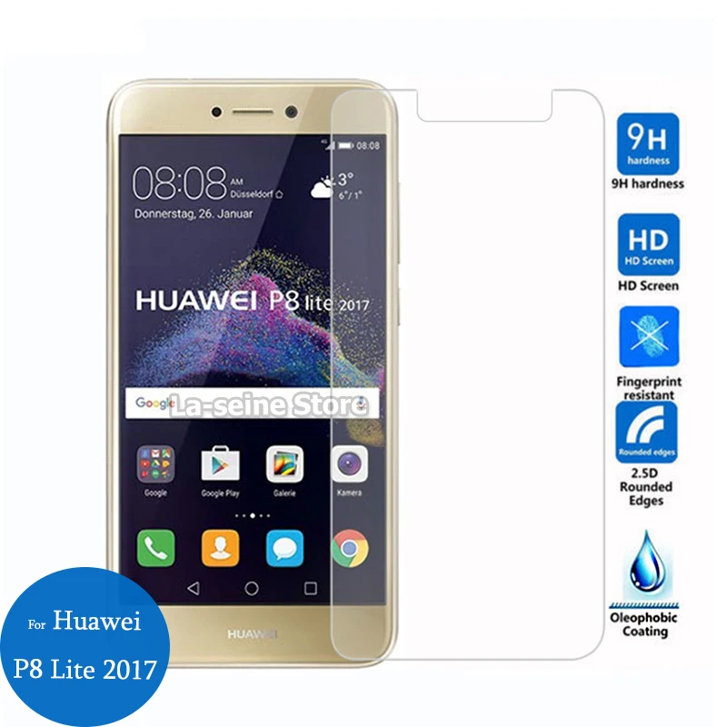 

Tempered Glass For Huawei P8 Lite 2017 Screen Protector 2.5 9h Safety Protective Film on P8Lite 2017 P 8 PRA-LA1 PRA-LX1