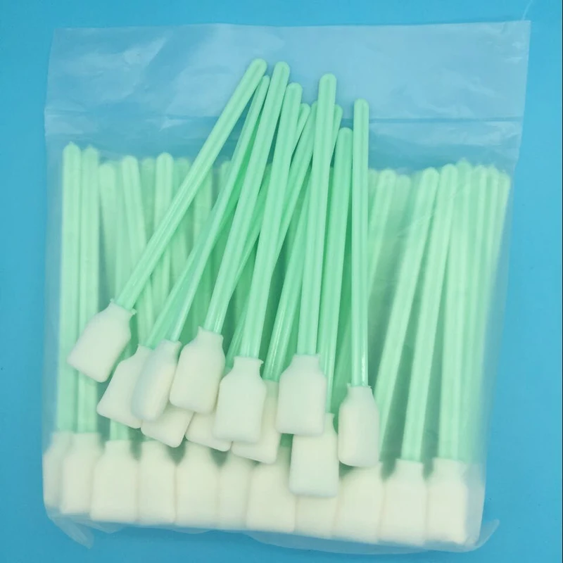 

Cleaning swab dx4 dx5 dx6 dx7 head Mimaki Mutoh printer eco solvent ink brush cleaning sponge cleaner swab stick 200pcs/lot