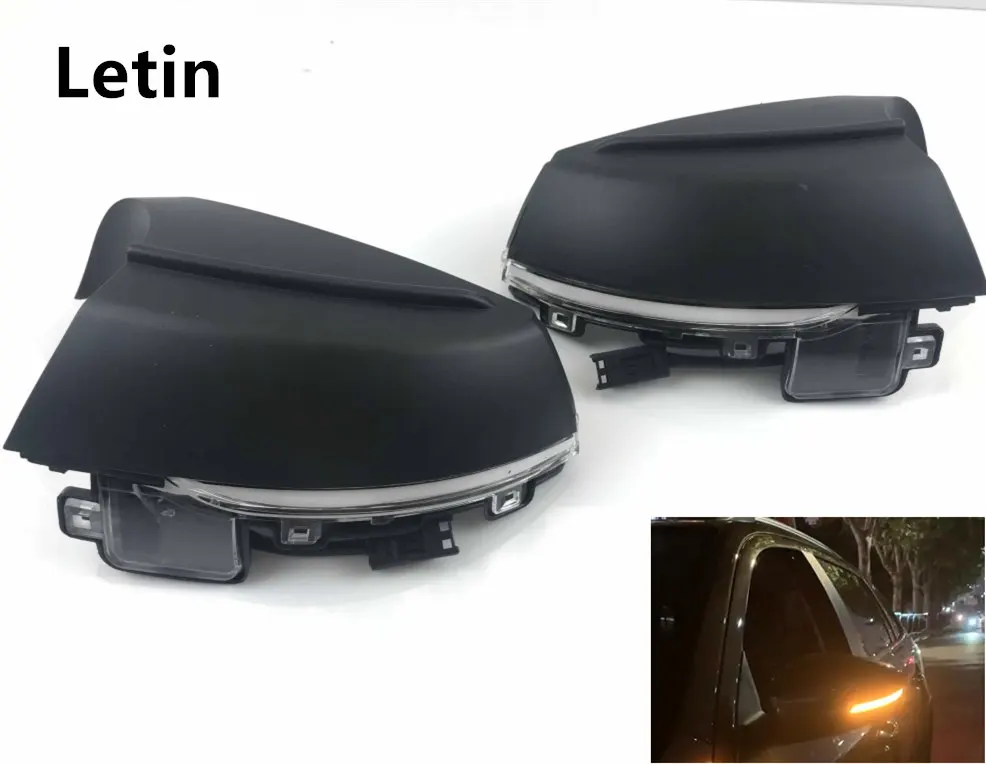 

Letin For VW Polo MK5 Facelift 6C 2014-2017 rearview Mirror indicator Dynamic blinker scroll Flowing LED Turn Signal Light