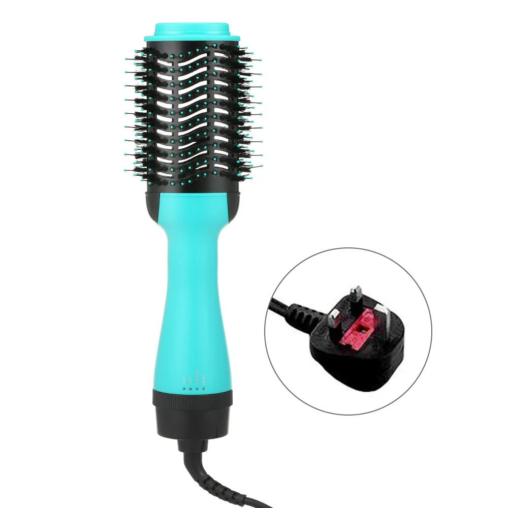 3 в 1 электрический фен для волос и щипцы для завивки волос вращающаяся щетка фен Инструменты для укладки волос Горячая воздушная щетка для завивки волос