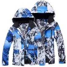 Зимние лыжные куртки мужские теплые водонепроницаемые сноубордические куртки альпинистская Лыжная одежда Chaqueta de сноуборд