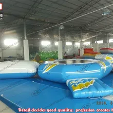 Низкая цена надувные море реки озера Батут/водный батут для активного отдыха